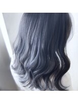ニコリヘアワークス(nicori hair works)&nbsp;セミロング×グレー1