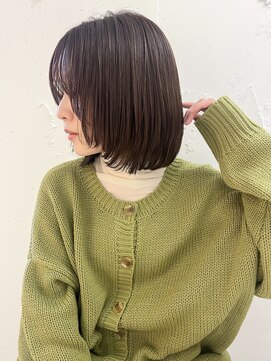 ラミエ バイ メルト 吉祥寺(lamie by melt) "久保田"ボブウルフ顔まわりカットフェイスレイヤーボブヘア