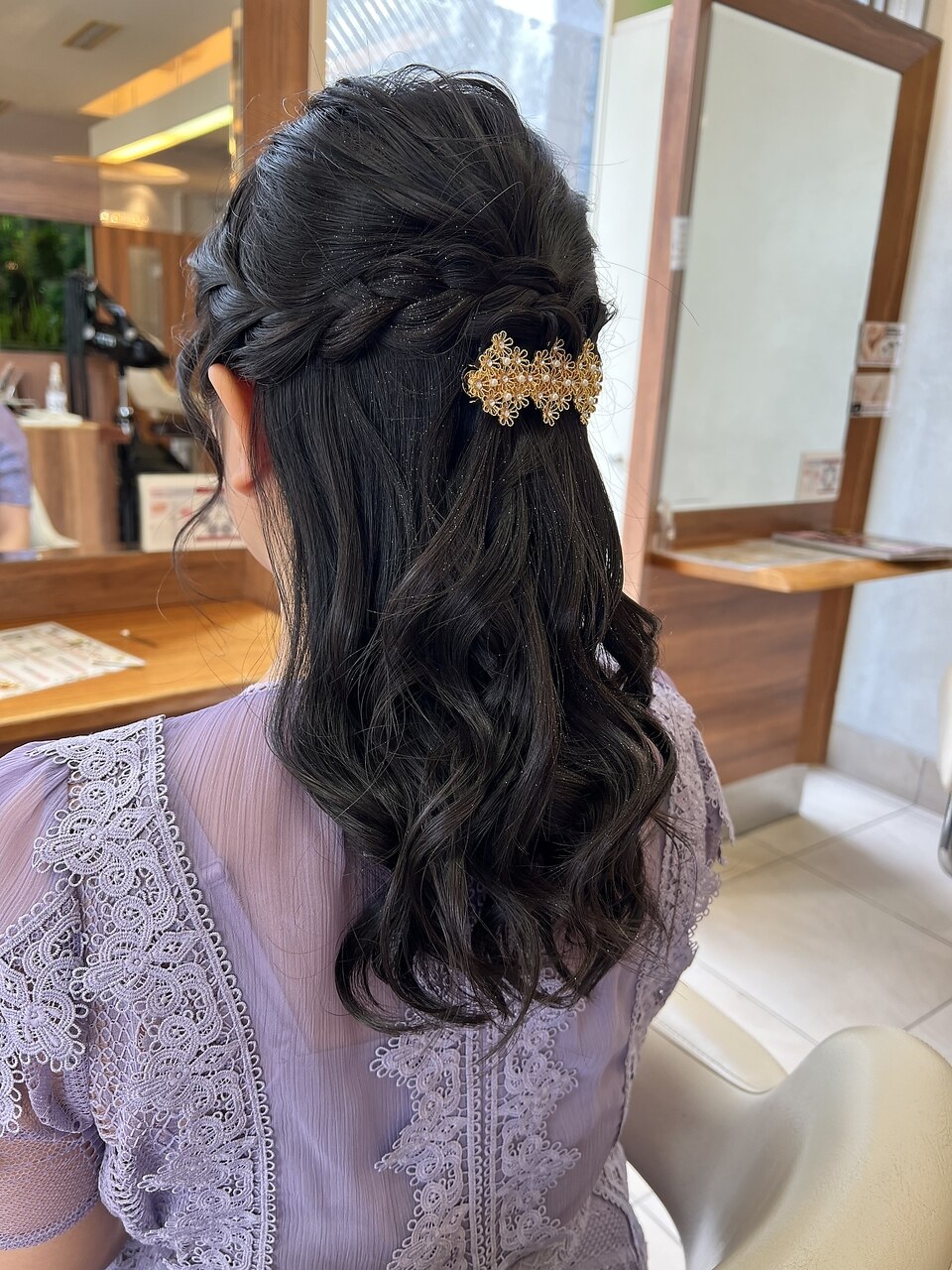 ヘアセット／ハーフアップ／結婚式／編み込み／和光市：L193641679