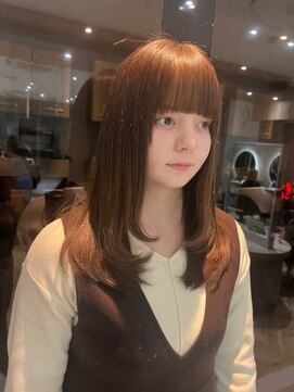 ジーナ 北千住ミルディス通り(Zina) 顔まわりレイヤー＊韓国ヘア＊美髪【Zina北千住ミルディス】