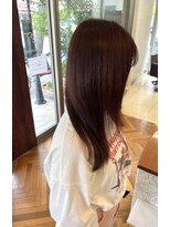 ピュア ポイント 和光店(PURE POINT) ブリーチ無しカラー/ピンク系カラー/外はねレイヤー