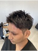 爽やかアップバング