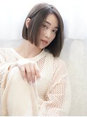 *顎ラインぱつっと切りっぱなしストレートBOB*