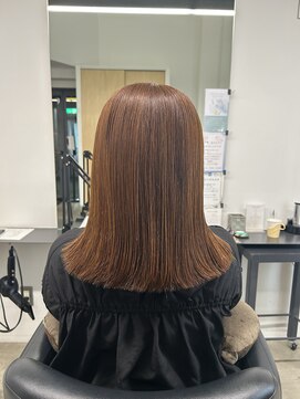 イレス 札幌円山店(IRESU) 切りっぱなしボブ/エアリーロング/美髪/ピンクブラウン/ショート