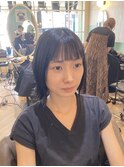 9-F3 結べる切りっぱなしボブ