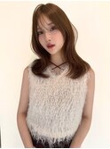 前髪 こなれミディ イメチェン ウェーブパーマ 韓国マッシュ