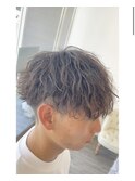 刈り上げ波打ちツイスパマッシュ