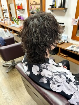 ヘアーアンドネイル マニッシュ(hair&nail Manish) mash wolf perm