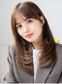 小顔レイヤー　/カット/カラー/髪質改善トリートメント