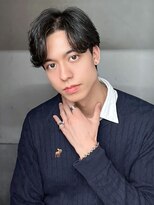 アルバム 渋谷パルコ(ALBUM)&nbsp;刈り上げセンターパートサーフカールフェザーショート_ba498581