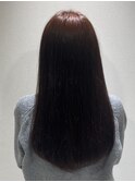 髪質改善カラー/透明感カラー/アッシュブラック/20代30代