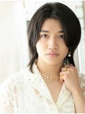 20代30代アースカラーセンターパート伸ばしかけ韓国ヘアc新所沢