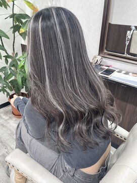ベルヘアーデザイン 堺東(Belle hair Design) コントラストハイライト/外国人風/レイヤーカット/堺東