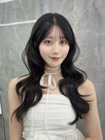 マウルルナ(MAEUL luna)&nbsp;韓国前髪　レイヤーカット　ネビージュ　顔周り