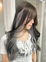 カシェル(cashel)&nbsp;ホワイト　インナーカラー　デザインカラー