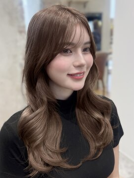 アフロート ルヴア(AFLOAT RUVUA) 彩*韓国レイヤーカットはお任せ♪20代30代前髪顔周りくびれヘア