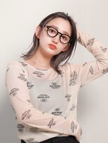 ガーデン 渋谷(GARDEN)&nbsp;小顔大人ボブ暗めカラーミディアムデザインカラー