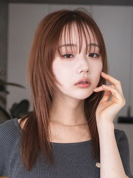 テクネ 天神大名(techne) 天神大名今泉ロングレイヤー韓国風くびれ巻き髪小顔透明感ヘア