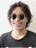 シャドウパーマフェザーパーマサーフカールツーブロックコウ