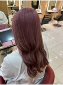 ワンホンレイヤー/ミルクティーブロンド/ダークブルー/伊勢原