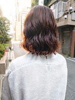 ウィーク 梅田(UiiC)&nbsp;大人ゆるふわミディアムパーマ/暖色系柔らかヘアuiicumeda sachi