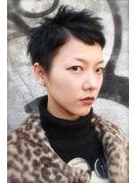 ビビト(bibito)&nbsp;bibito　タイトな黒髪ベリーショート　クラシカルマニッシュ