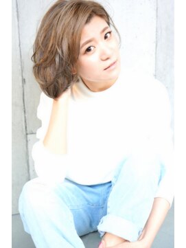 ルモア(RUMOR) Rumor×ベージュカラー☆ラフカール・ボブ