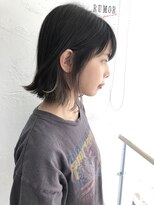 ルモア(RUMOR)&nbsp;Rumor×「ハイライトインナーカラー」アッシュベージュ