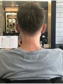 ナチュラルアップバンクフェードカット