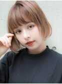 ナチュラルストレートでまとまりボブ