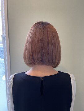 ビオトープミヨシ(Bio-Top MIYOSHI) オレンジ × 前下がりボブ◎30代40代50代