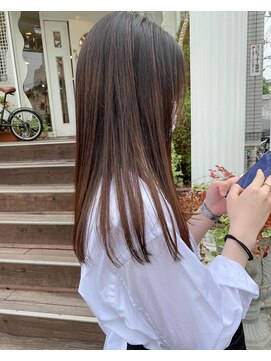 モリオ フロム ロンドン 大宮2号店(morio from London) 【なかじま ひびき】酸熱トリートメント×ロングヘア