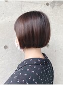 ショート/ボブ/ミニボブ/内巻き/カラー/小顔