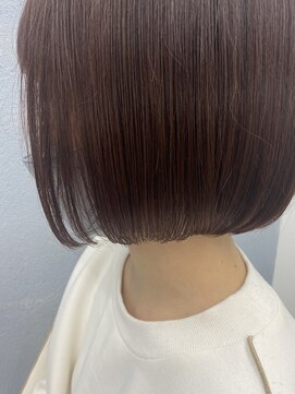 アオアクア バイ グルグル 小岩店(ao akua by GULGUL) ○丸ボブ×レッドブラウン○