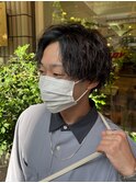 ツイストスパイラルパーマ スモーキーフェイスフレーミング
