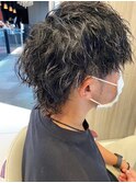 爽やか束感パーマ