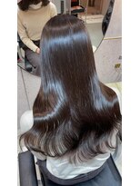 ルームバイシー 新宿(Loom. by Sea)&nbsp;韓国風前髪×ショコラアッシュ【モテ・愛され/くびれヘア】