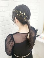 金箔(+500円)☆ヘアセット/ヘアメイク/渋谷/表参道/外苑前/東京