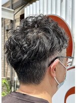 ノンヘアー(non hair) メンズふんわりイケおじパーマ！【村上】