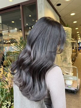 レイン(RAIN) つやつやラベンダーグレーカラー