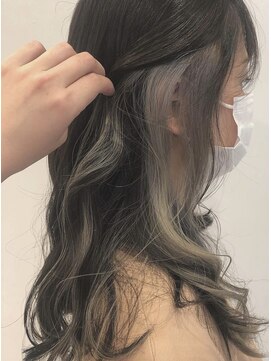 エタン 北千住(ethane) シルバーインナーカラー/ロング