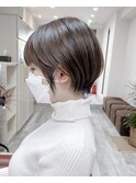 ショートボブ/丸みショートスタイル