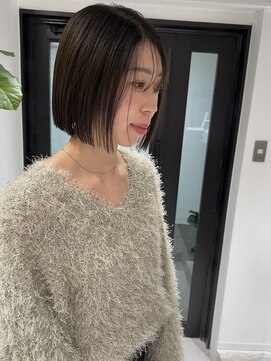 ヨーク(YOKE) 【YOKE】大人ボブアッシュカーキベージュオリーブグレージュ