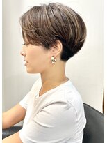 ファイブシーン アオヤマ(5SCENE AOYAMA)&nbsp;刈り上げショートショートカット前髪なしハンサムショート