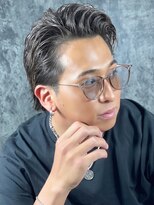 ヒロギンザ 新橋日比谷口店(HIRO GINZA)&nbsp;七三オールバック/マッシュパーマ/ハイライト/ウルフ/波巻き