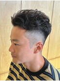 波巻きスパイラルパーマツイストスパイラルパーマシャドウパーマ