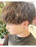 大人気【メンズパーマ】ツイストスパイラル+カット￥13750、学割12650
