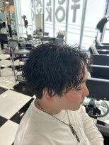 オーシャントーキョー(OCEAN TOKYO) メンズパーマツイスパ波巻きスパイラルマッシュセンターパート