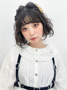 アルバム 渋谷パルコ(ALBUM) セミディアッシュブラックグレージュカラーグレーベージュ_9971