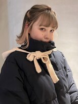 ペレ 梅田(PELE) 前髪/アンブレラカラー/こなれミディ/イメチェン/ウェーブパーマ